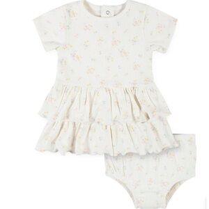 Floral Ruffle Dress Set